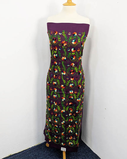Handmade Embroidered Lawn 3pc Unstitched