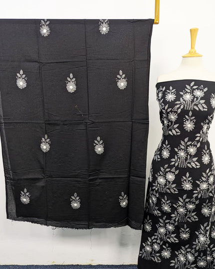 Fancy Lawn with Kacha Pakka Tanka Work 3Pc Unstitched