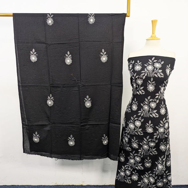 Fancy Lawn with Kacha Pakka Tanka Work 3Pc Unstitched