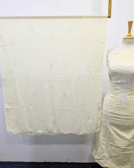 Lawn with Paka Sheesha Full Jaal Work 3Pc Unstitched