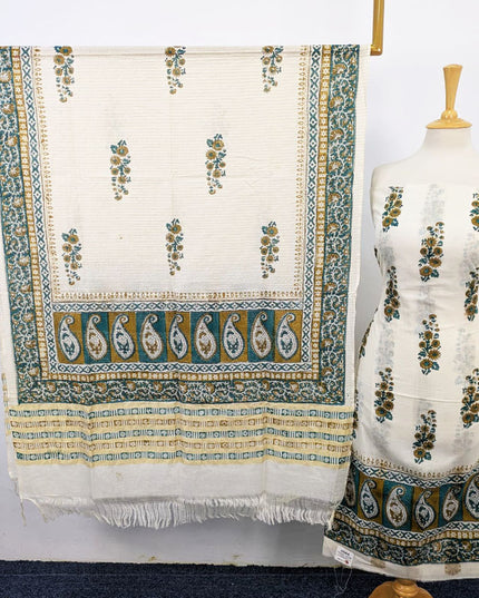 Jamawar Style Lawn with Paka Sitara Work 2PC Unstitched