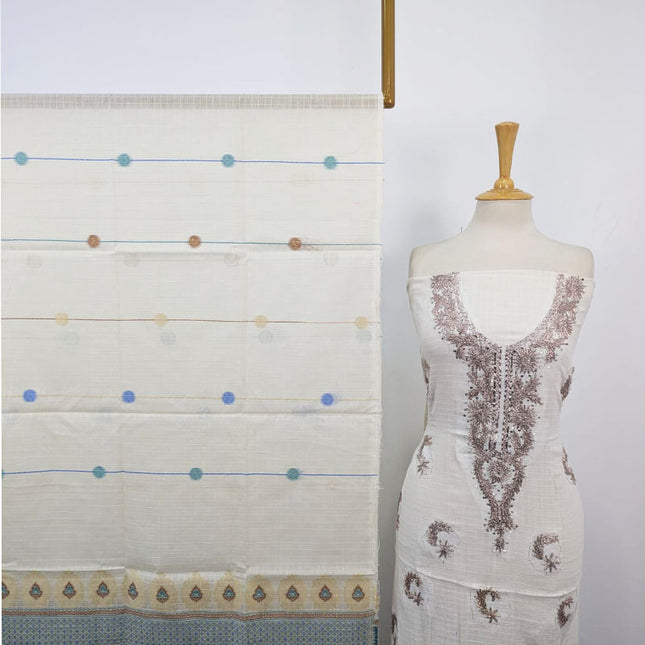 Fancy Lawn Jaycard with Gotta & Sitara Work 3PC Unstitched