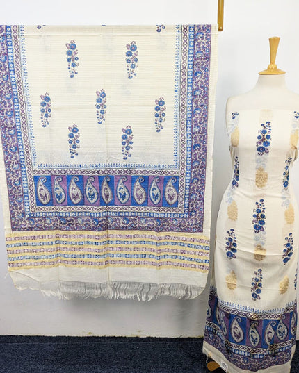 Jamawar Style Lawn with Paka Sitara Work 2PC Unstitched