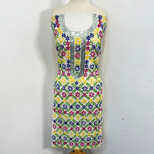 Jamawar Style Lawn with Paka Sitara Work 2PC Unstitched