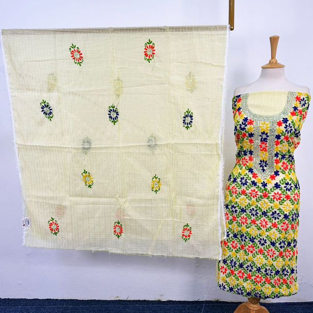 Jamawar Style Lawn with Paka Sitara Work 2PC Unstitched