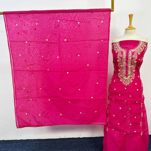 Fancy Lawn Jaycard with Gotta & Sitara Work 3PC Unstitched