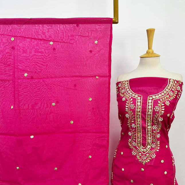 Fancy Lawn Jaycard with Gotta & Sitara Work 3PC Unstitched