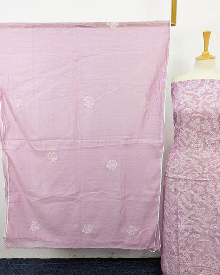 Paper Cotton with Full Jaal Shadow Work 2PC Unstitched