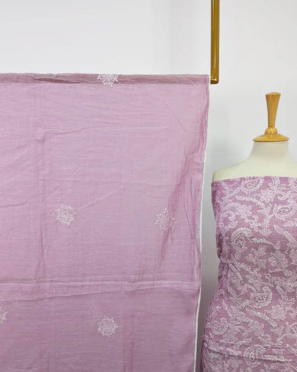 Paper Cotton with Full Jaal Shadow Work 2PC Unstitched