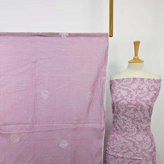 Paper Cotton with Full Jaal Shadow Work 2PC Unstitched