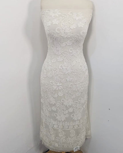 Pure China Crinkle with Chikankari & Shadow Work 2PC (Dyeable in All Colors)