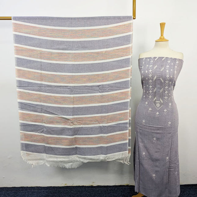 Tarkashi & Craft Stitch Style Cotton Khaddar 3PC Unstitched