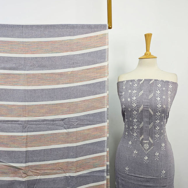 Tarkashi & Craft Stitch Style Cotton Khaddar 3PC Unstitched