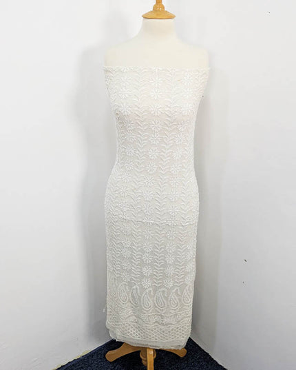 Handmade Dyeable Pure China Crinkle  2 pc Unstitched