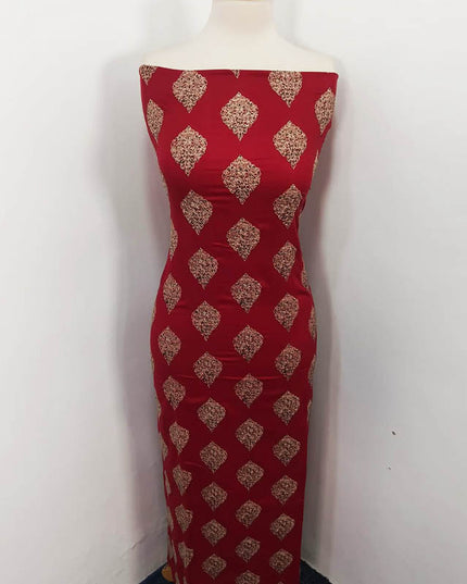 Fancy Linen Boti Satara Jaal Work 2PC Unstitched