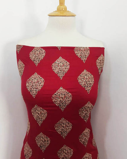 Fancy Linen Boti Satara Jaal Work 2PC Unstitched