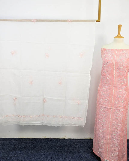 Handmade Tarkashi  Pearl Work 2 PC Unstitched