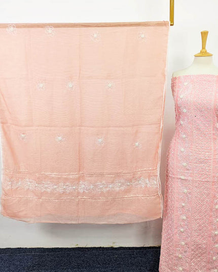 Paper Cotton Tarkashi Arphair with Sitara Moti Work 2PC Unstitched