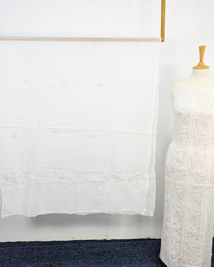 Handmade Tarkashi And Pearls Work 2PC Unstitched
