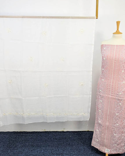 Handmade Tarkashi  Pearl Work 2 PC Unstitched