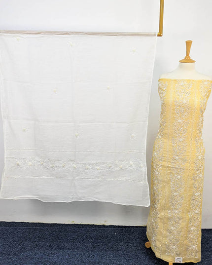 Handmade Tarkashi  Pearl Work 2 PC Unstitched