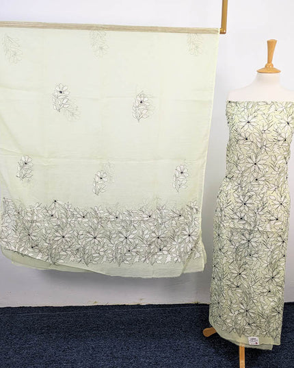 Embroidered Khaadi Net 2PC Unstitched Suit – Apka Libas