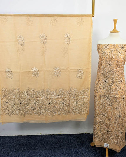 Handmade Embroidered Khaadi Net 2 pc Unstitched
