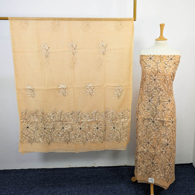 Handmade Embroidered Khaadi Net 2 pc Unstitched