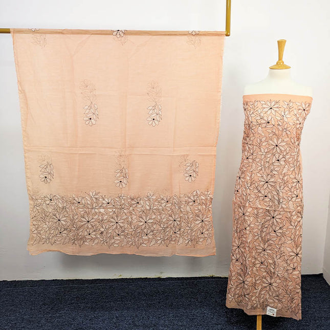 Handmade Embroidered Khaadi Net 2 pc Unstitched