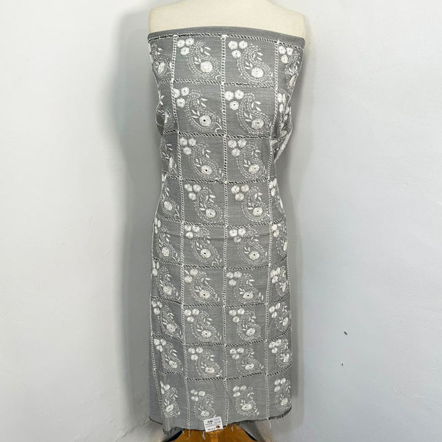 Paper Cotton with Pakka Sheesha Work 2PC Unstitched