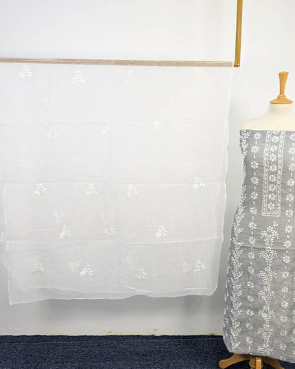Handmade Kacha Pakka Tanka Work 2PC Unstitched