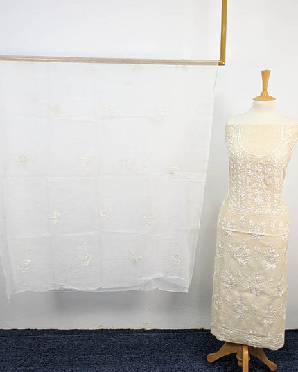 Handmade Kacha Pakka Tanka Work 2PC Unstitched