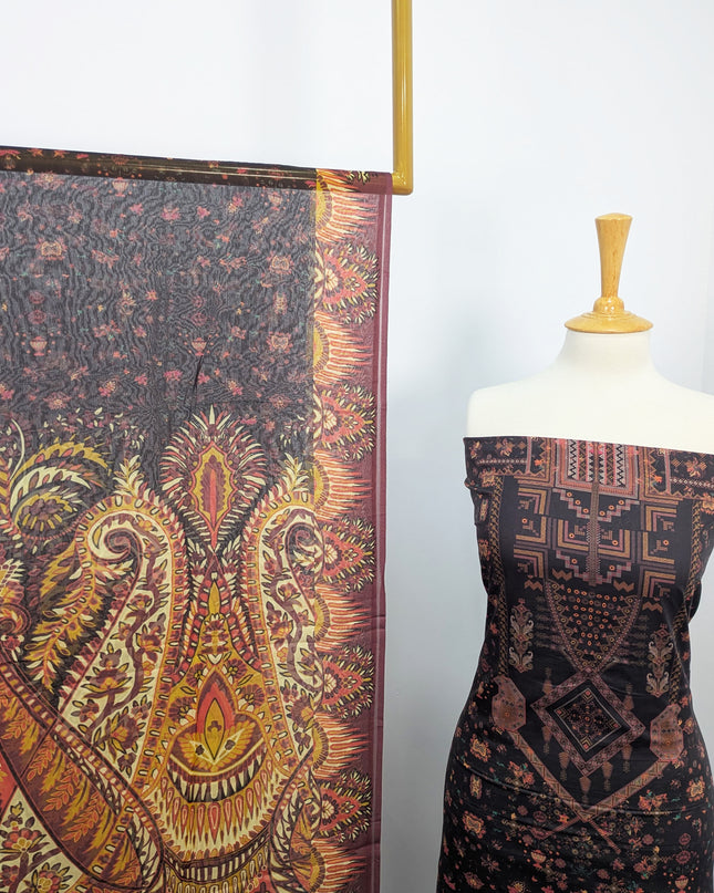 Fancy Digital Printed Lawn