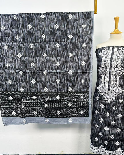 Paper Cotton with Embroidered Work 2PC Unstitched