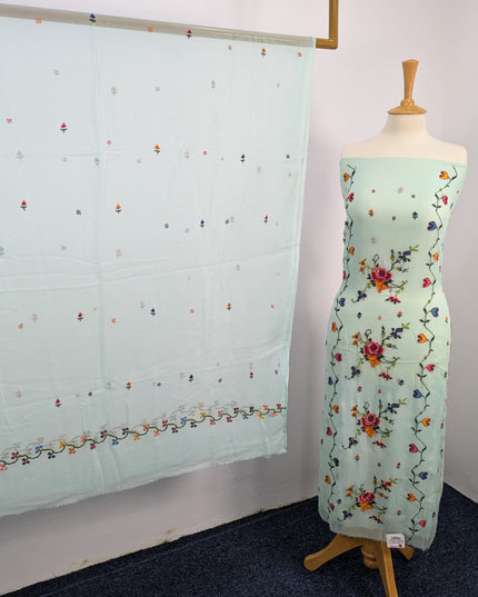 China Crinkle Cross stitch work