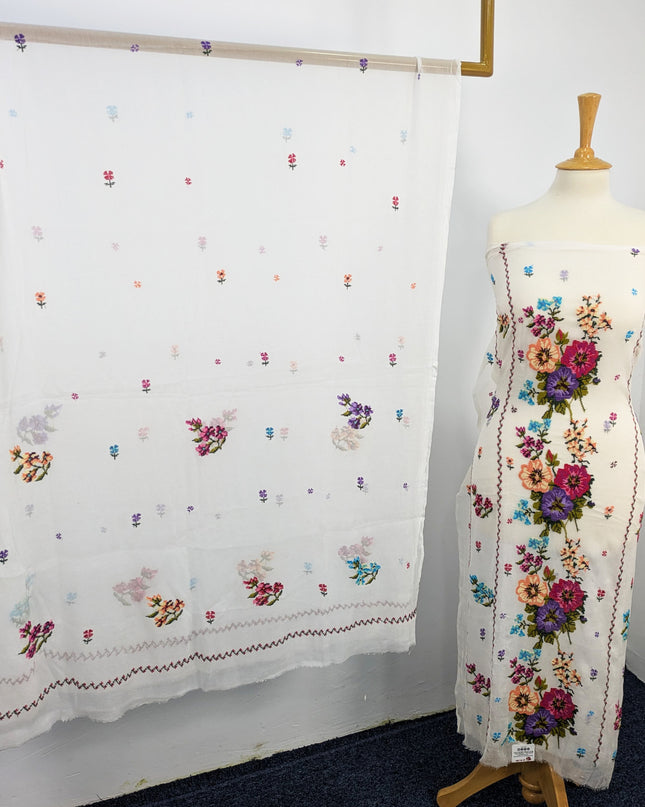 China Crinkle Cross stitch work
