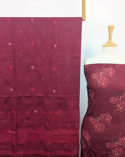 Embroidered Viscose Bareeza Design 3PC Unstitched