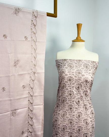 Fancy Viscose  Embroidered Shirt and Dupatta