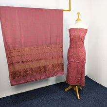 Load image into Gallery viewer, Heavy Embroidered  Wool 3 Piece  Suit With Velvet Shawl
