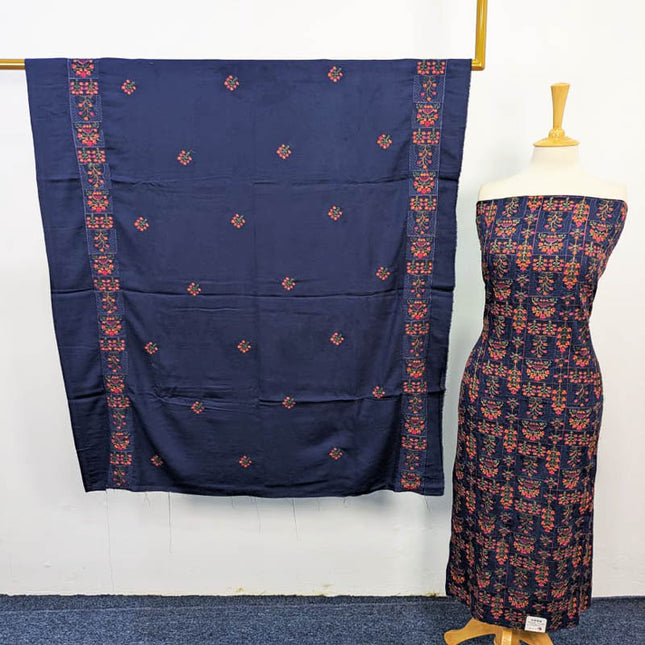 Embroidered karandi 3PC Unstitched Bareeza Vol-1685