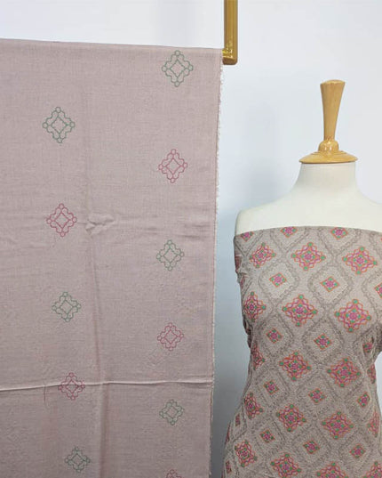 Embroidered Karandi 3PC Unstitched by Bareeza