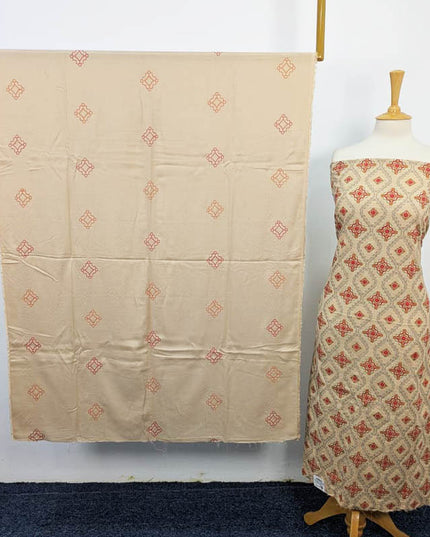 Embroidered Karandi 3PC Unstitched by Bareeza