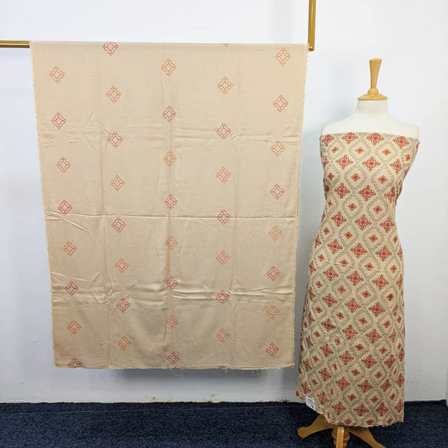 Embroidered Karandi 3PC Unstitched by Bareeza