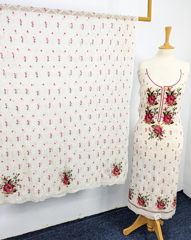 China Crinkle Cross stitch And Shadow work
