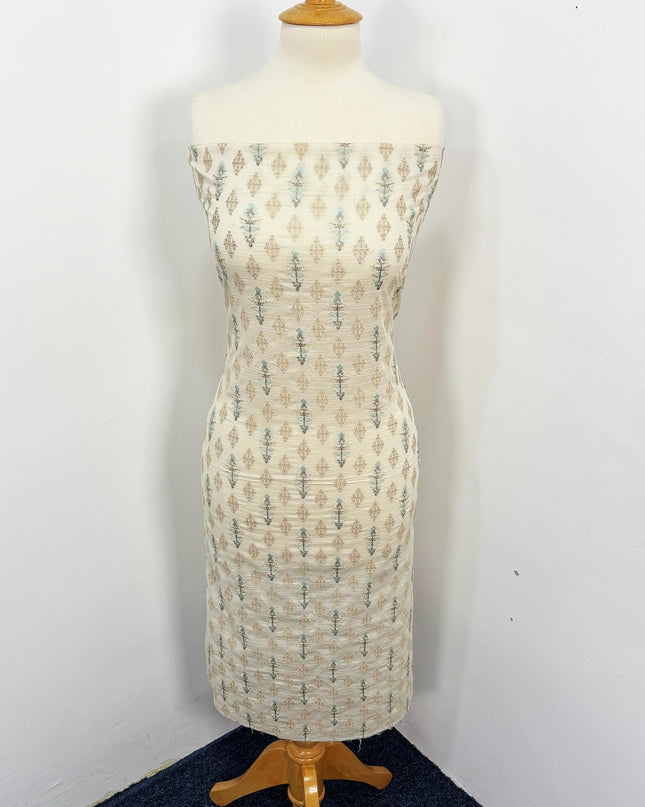Fancy Embroidered Lawn With Chikankari Work