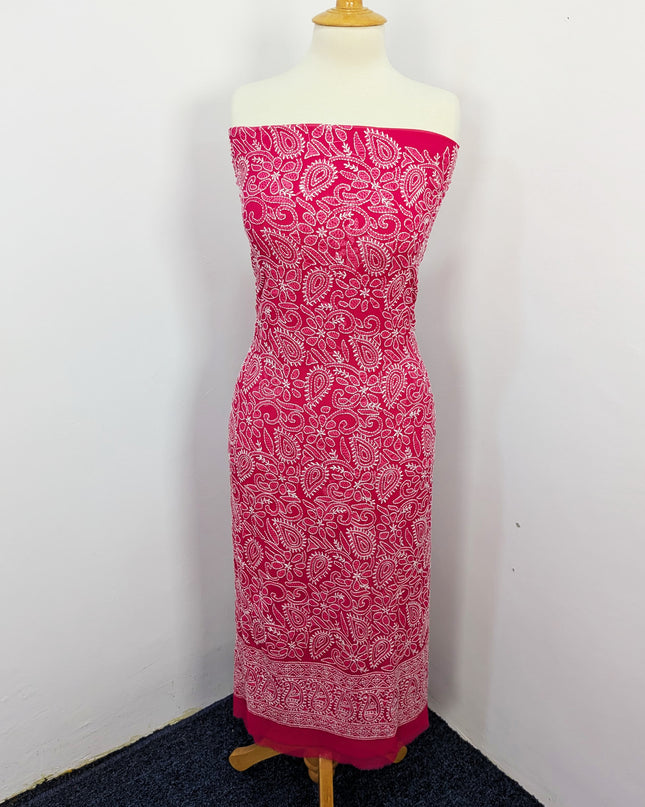 Fancy Chiffon With Chikankari Shadow Work