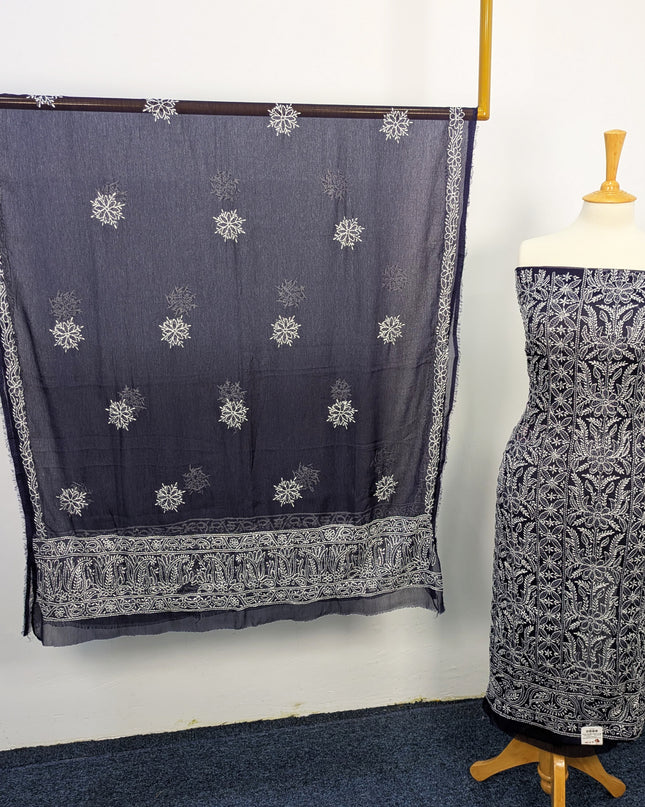 Fancy Chiffon With Chikankari Shadow Work