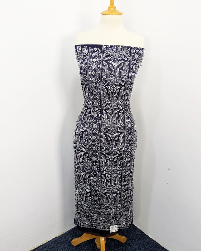 Fancy Chiffon With Chikankari Shadow Work