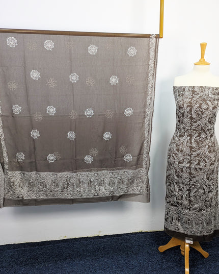 Fancy Chiffon With Chikankari Shadow Work