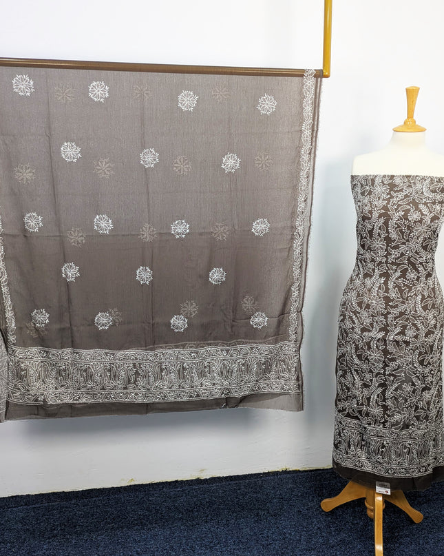 Fancy Chiffon With Chikankari Shadow Work